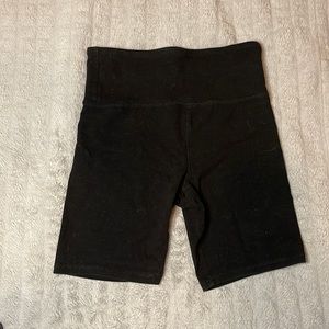 Black biker shorts